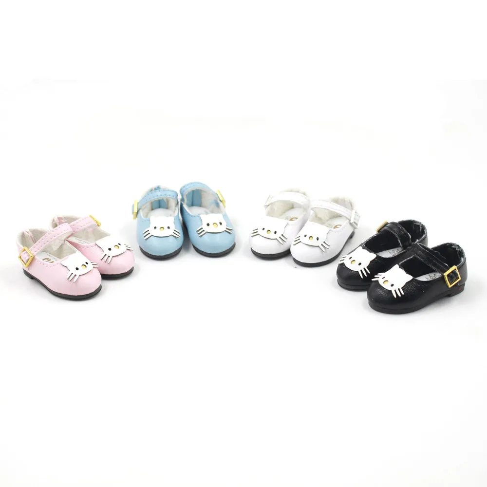 

Doll Accessories for BJD 1/4 doll cat shoes lady style different colors 44mm gift toy free shipping