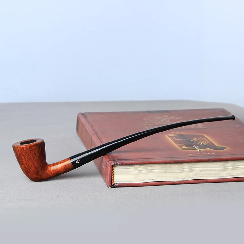 Newbee Briar Tobacco Pipes  Wooden tobacco Smoking pipe with 9 mm Activated Carbon Filters Pipe Accessories aa0012-aa0067