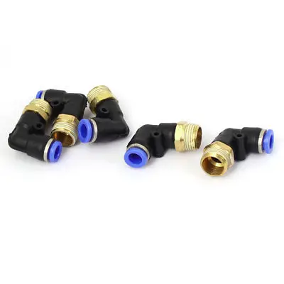 Tuyau pneumatique industriel, PL8-03, connecteur à 90 degrés, raccord rapide, 5 pièces