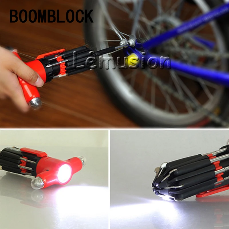 

BOOMBLOCK Multi-function Safety Hammer With LED Car Styling Tool For Toyota C-Hr Corolla Seat Leon Ford Focus 2 3 Fiesta Ranger