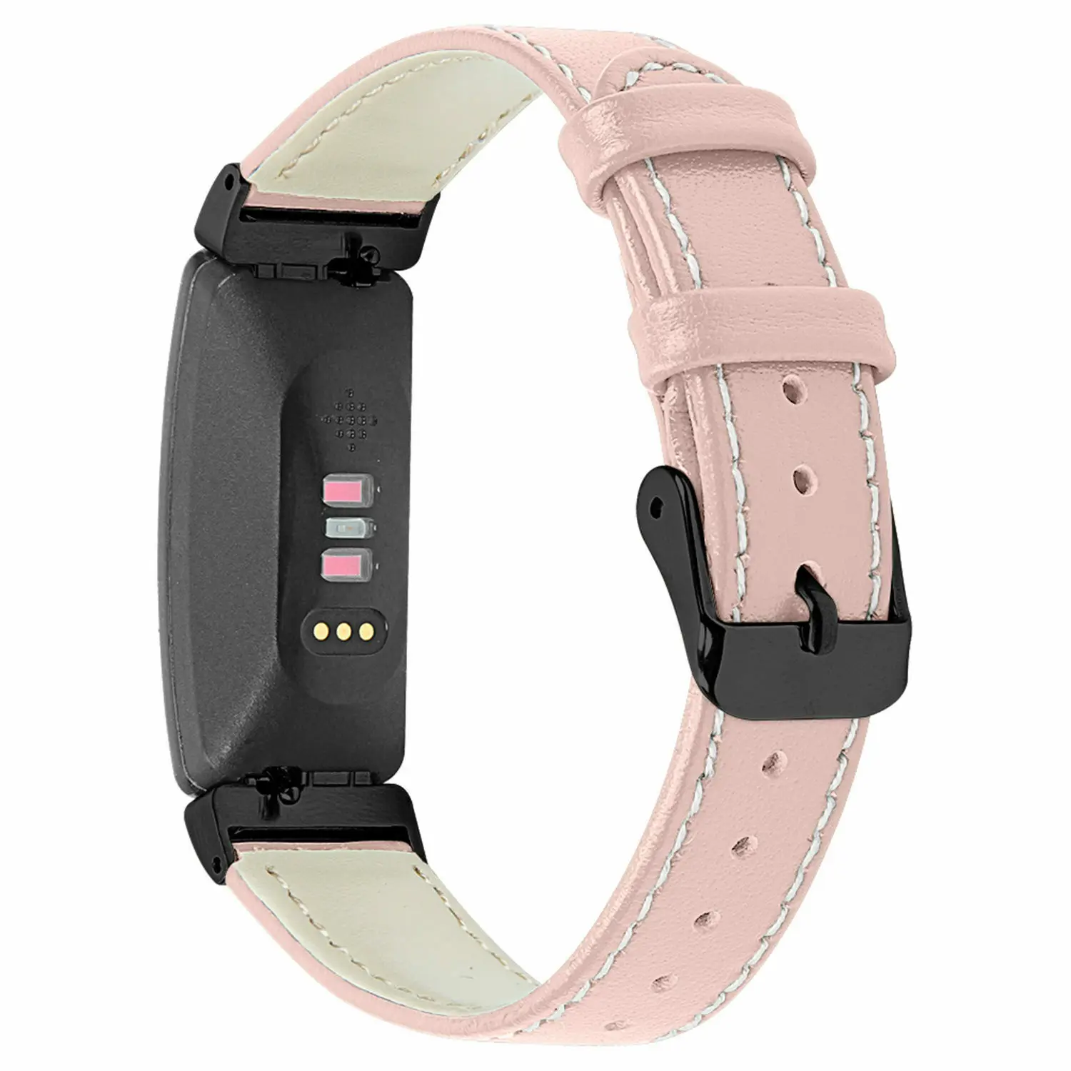 Genuine Leather Wristband Bracelet For Fitbit Inspire / Inspire HR Activity Tracker Smartwatch Replacement Watch Band Strap