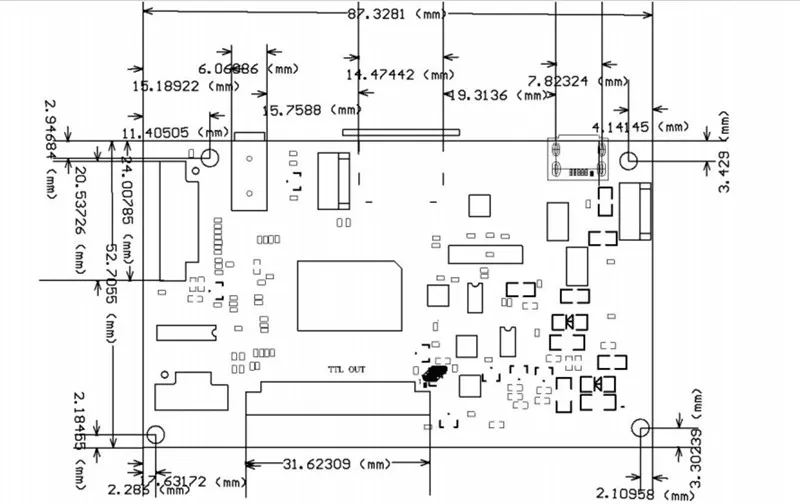 HDMI + Audio 40pin LCD Controller Board Kit für Panel ZJ080NA-01 EJ080NA-04B HE080ID1 EJ080NA-04C 1024*768 android USB 5 V
