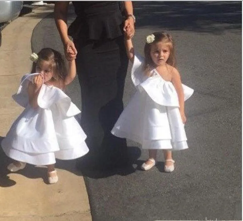 Vestidos de flores para niña, vestidos de satén para bebé y niño, baratos, de comunión, vestidos de fiesta de boda, cumpleaños, Retro