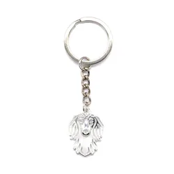 Hot Sale Women's Key Chains Jewelry Long haired Dachshund Key Chains