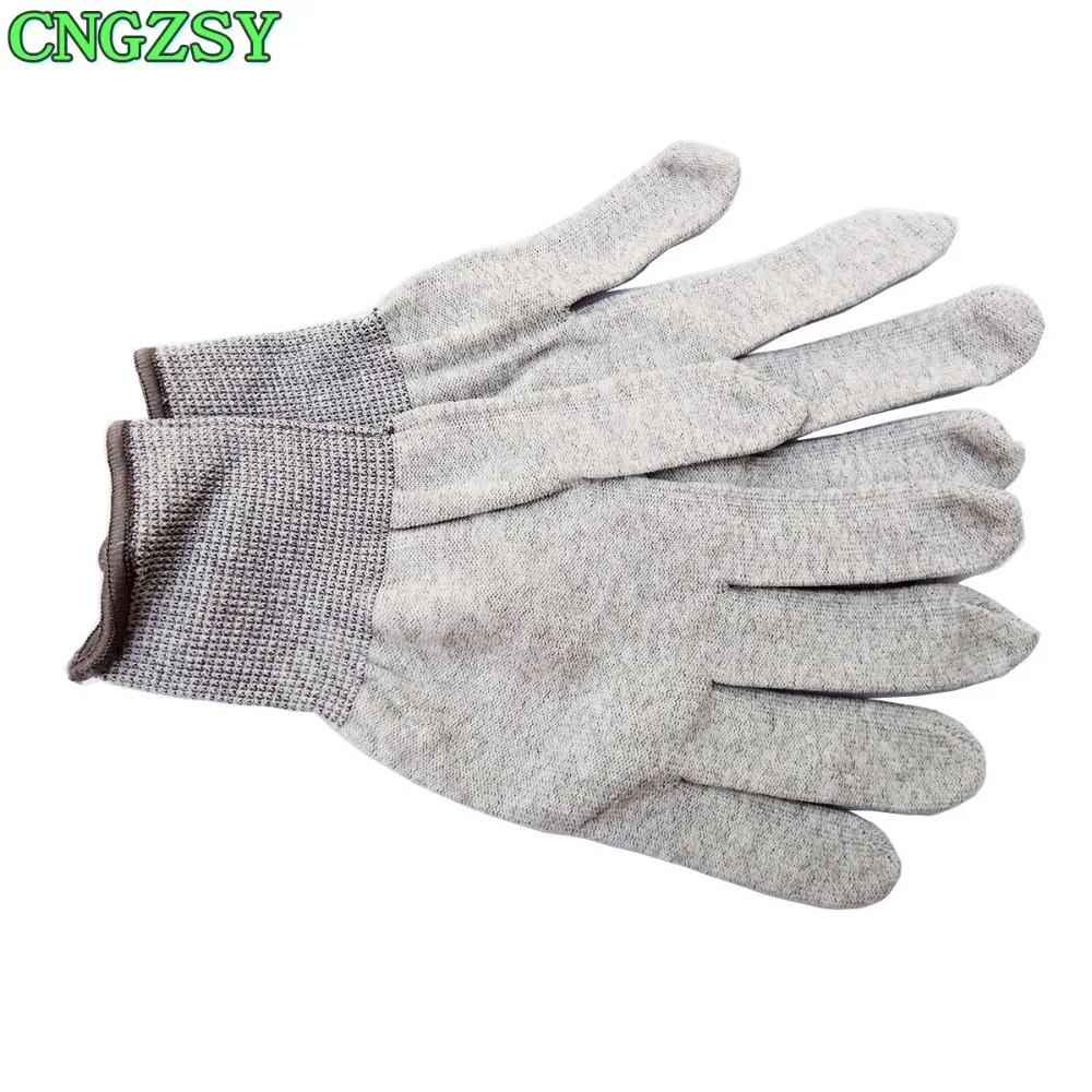 CNGZSY Working Gloves Anti-static Wearable Eco-friendly Carbon Fiber Nylon Safety Install Glove Vinyl Wrapping Driver Gloves D08