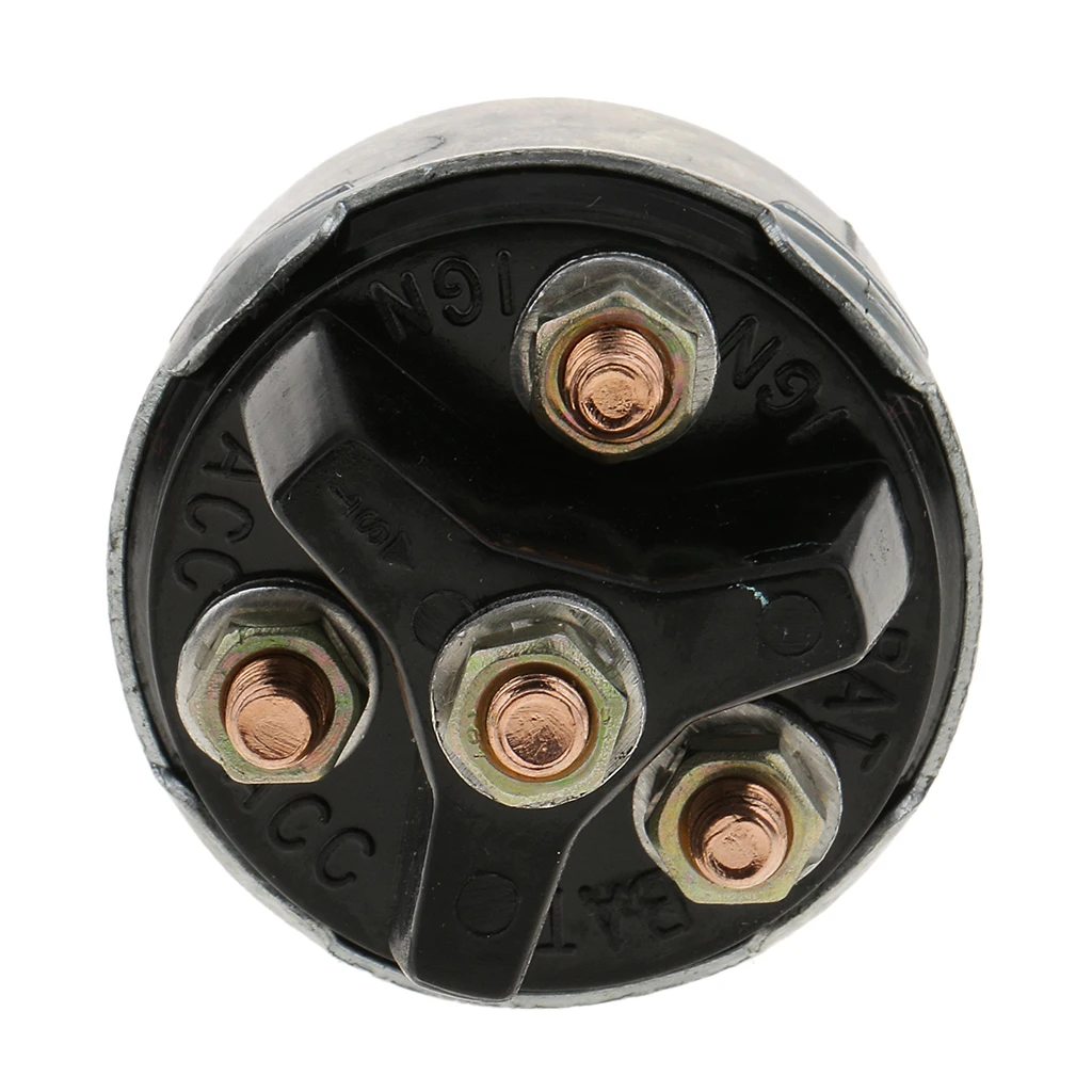 Replacement Universal 12V Ignition Switch Lock cylinder switch OFF ON Start 3 Position for forklift tuning car truck bus tractor