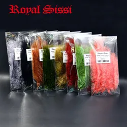 Royal Sissi 120pcs Multiple Colors assorted Turkey Marabou feather cheap Blood Quill Woolly Bugger Fly Tying feather material