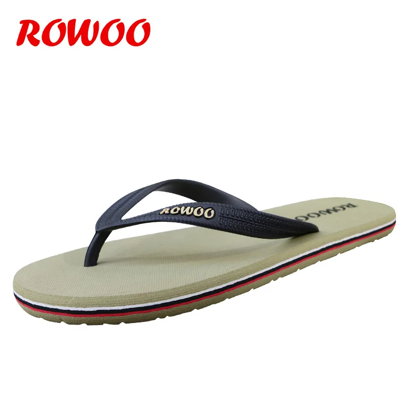 Flip Flops Men Beach Flat Sandals Open Toe Outdoor Casual Male 9-46 Big Sizes Summer Shoes Men Slippers