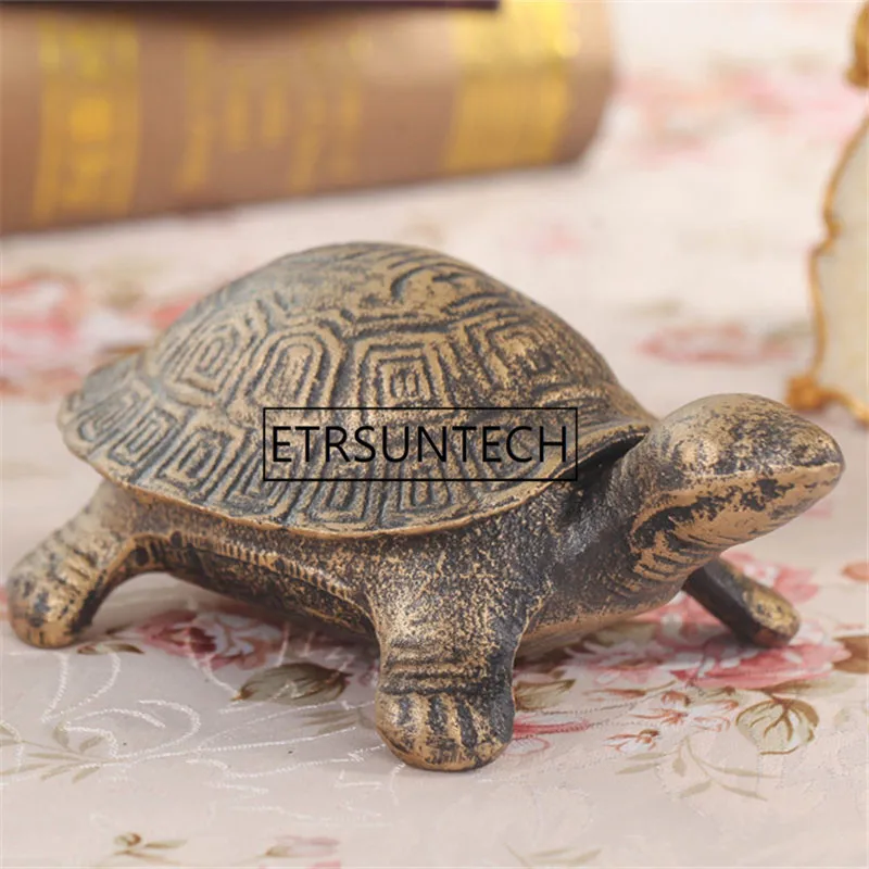 10pcs Creative Cast Iron Metal Turtle Ashtray Personality Retro Ashtray Living Room Coffee Table Decoration Ashtray