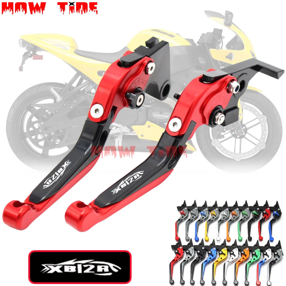 Motorcycle foldable and expandable CNC Moto adjustable clutch brake lever for Buell XB12R XB 12R 2009