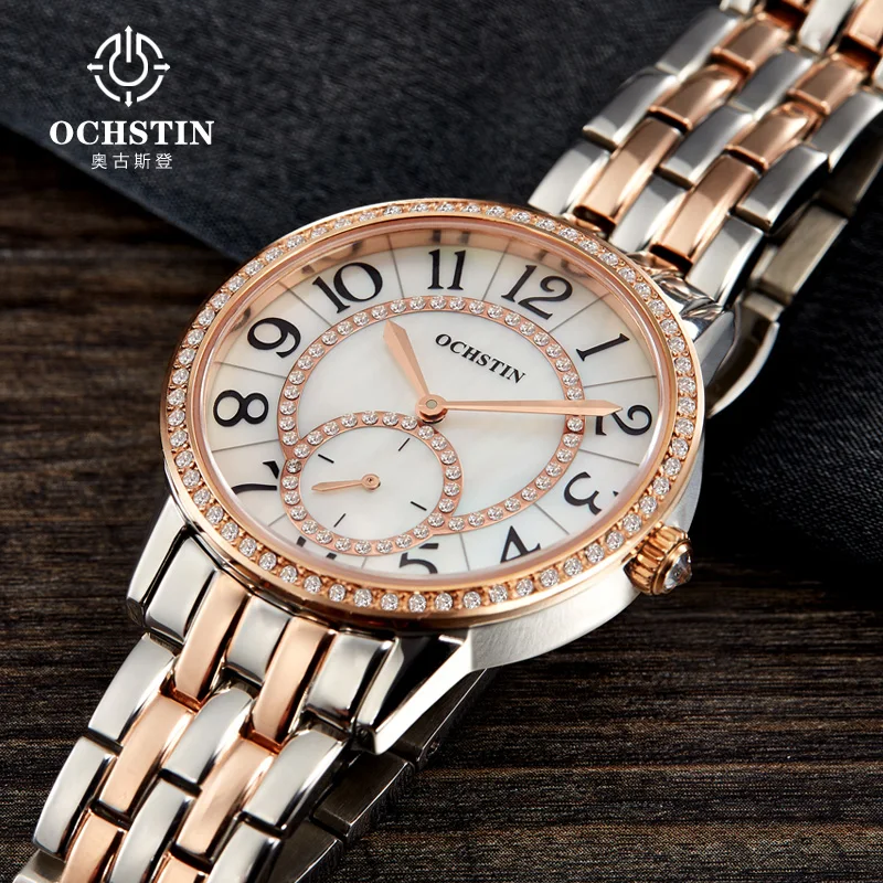 Fashion OCHSTIN Watch Women Clock 2016 Gold Wrist Watches Ladies Famous Luxury Brand quartz-watch Relogio Feminino Montre Femme