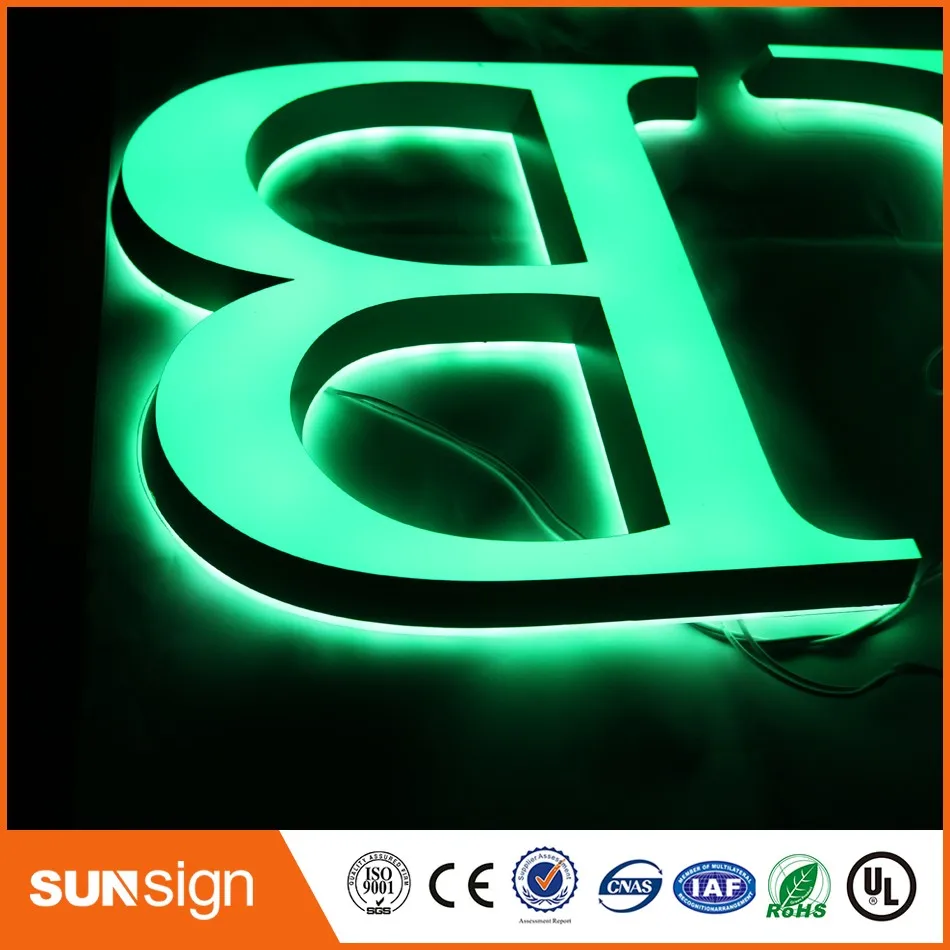 Wholesale illuminated acrylic letters custom a letter light