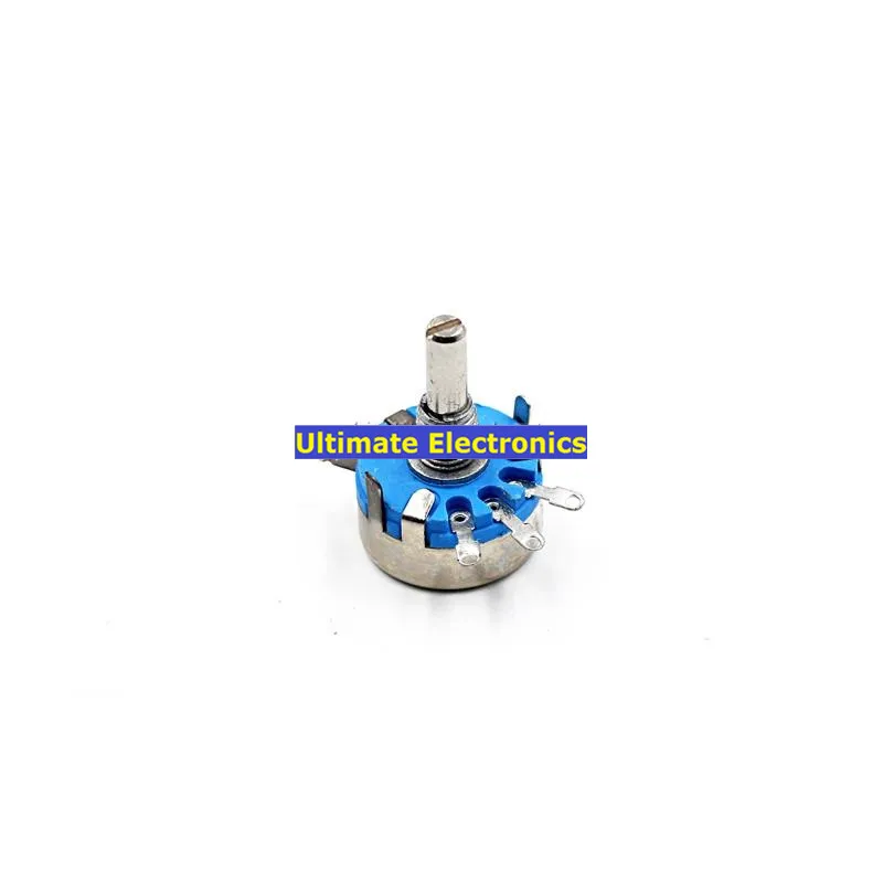 2pcs WH5-1A Carbon Film Potentiometer 1K 1.5K 4.7K 10K 22K 47K 100K 220K 470K 1M