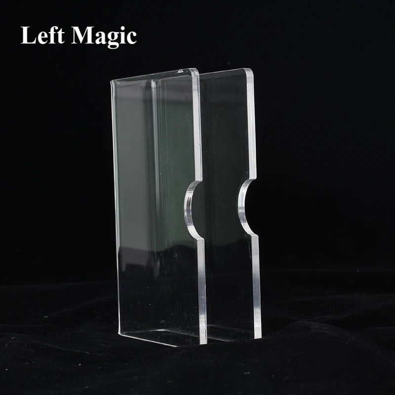 Transparency PVC Card Clips/Card Holder (3mm T) Magic Tricks Close Up Street Accessories Gimmick Props Deck Protect Clip