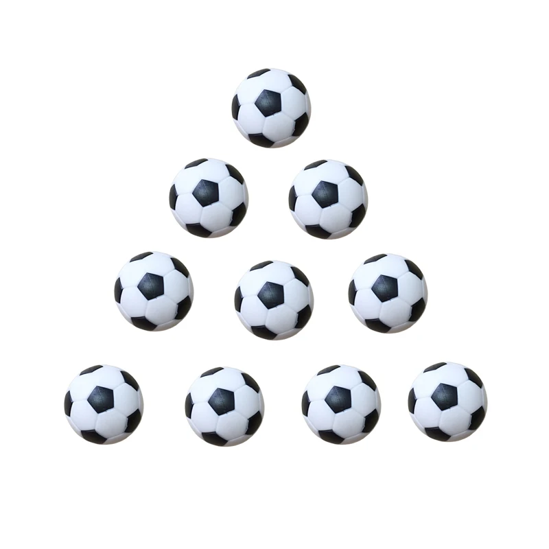 

20 pcs Table Soccer Foosballs Replacements Black And White Soccer 32mm Balls