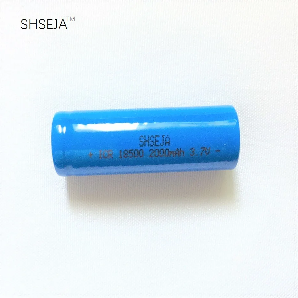 3.7V 2000Mah ICR18500 Lithium Rechargeable Battery 18500 li-ion Batteies For LED Flashlights