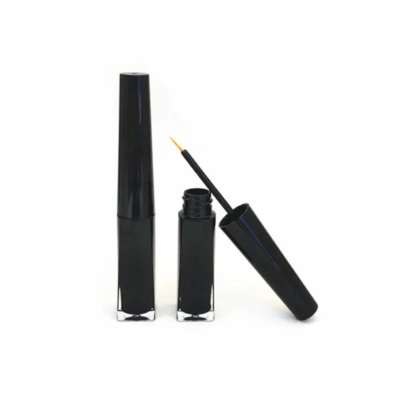 

3ml Black Plastic Mascara Tube with black top, Eyelash growth liquid tube Cosmetic tube F20171508