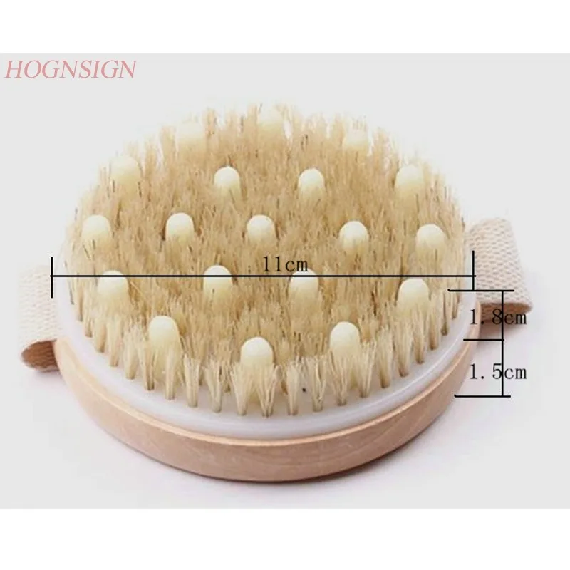 Factory Direct Giant Stalkless Soft Beads Cotton Belt Massage Bristle Bath Brush Body Cleansing Back Tool Bathing Supplies