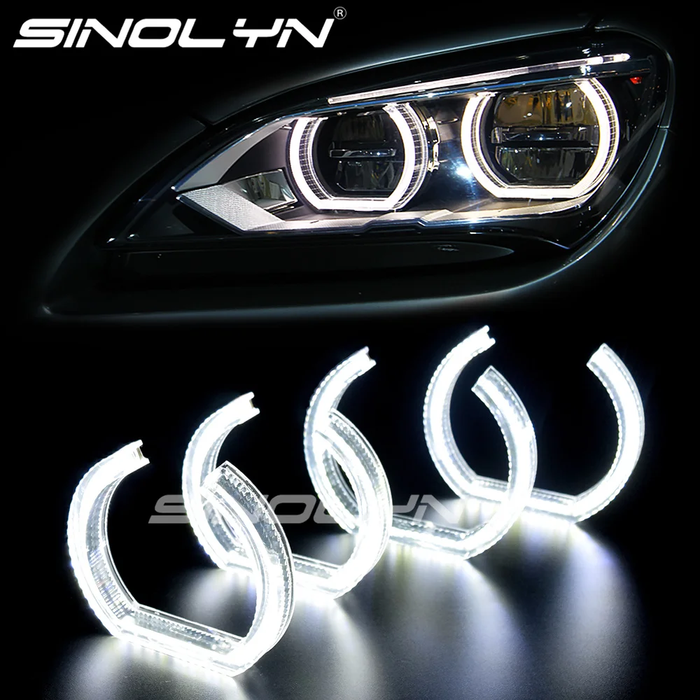 

LED Angel Eyes DTM Style DRL For BMW 3 Series E90 E91 E92 F30 F31 E60 E61 E82 E87 M4 M3 M5 Headlight Rings Halo Car Accessories