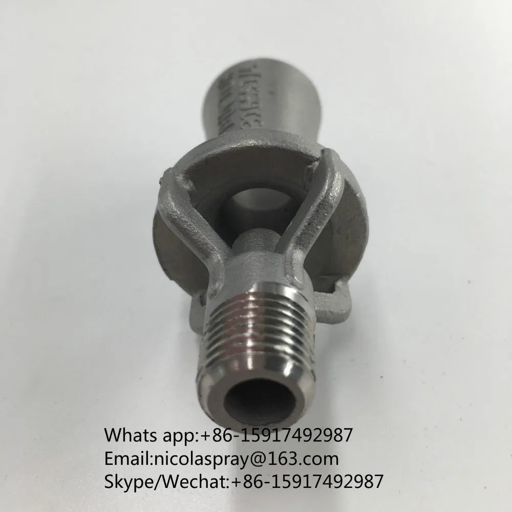 

1/4"Tank cleaning Mixing Eductors Mixing Fluid Nozzle, 316SS stainless steel eductor mixing nozzle,water spray nozzle