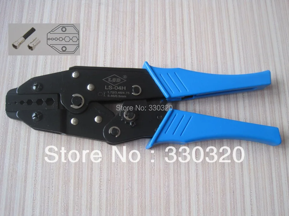 Đồng trục crimper cho uốn tóc bồng RG58, RG59, BNC coax cable kết nối, LS-04H