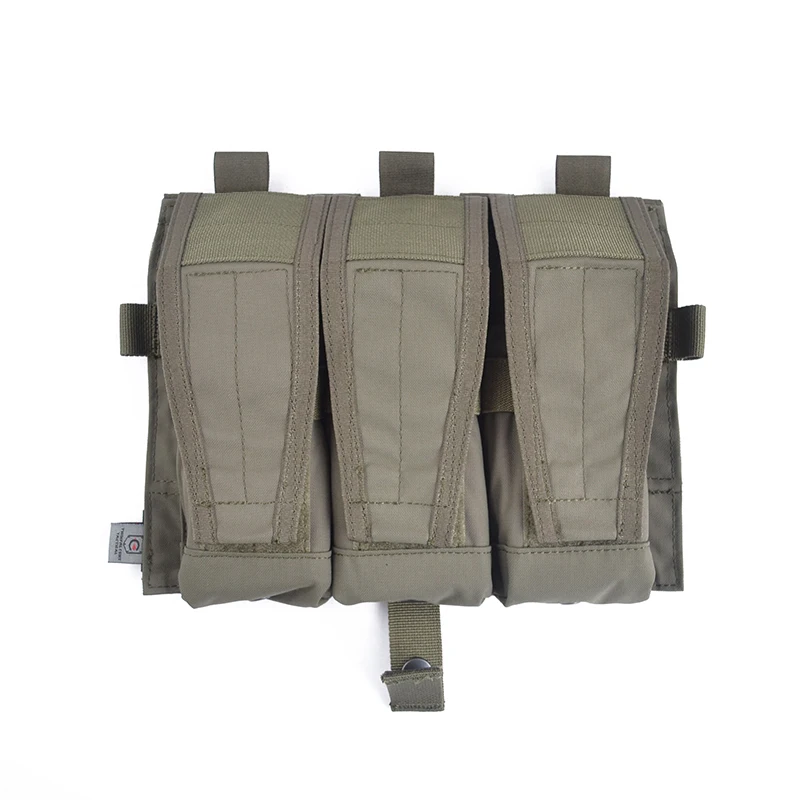 TW-M039 Delustering TwinFalcons Tactical Detachable Flap Triple M4 Mag Pouches Panel for Tactical Vest