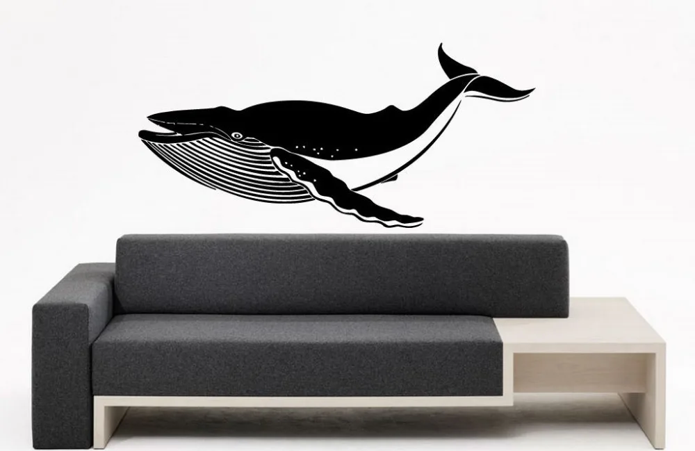 Wild Animal Sticker Whale Decal Posters Vinyl Wall Decals Pegatina Quadro Parede Decor Mural Wild Animal Sticker