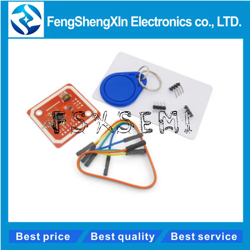 1Set  PN532 NFC RFID Wireless Module V3 User Kits Reader Writer Mode IC S50 Card PCB Attenna I2C IIC SPI HSU For Arduino