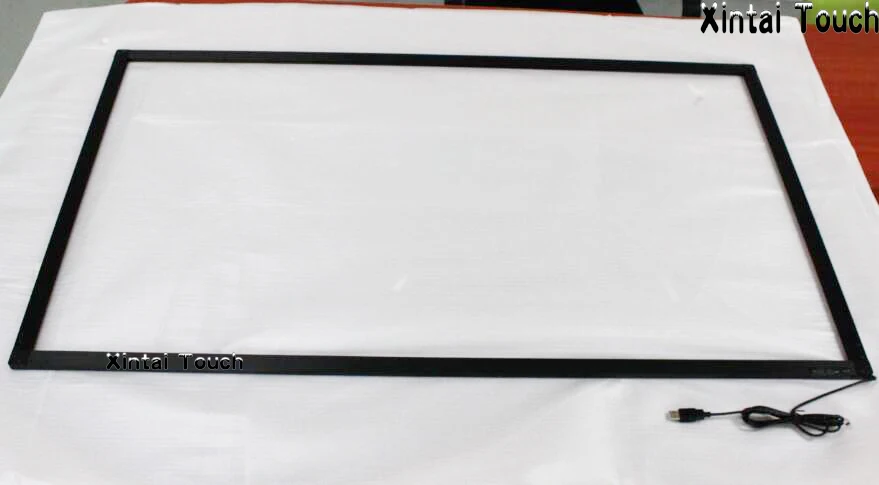 Gratis Verzending! Xintai Touch 32 Inch Usb Ir Multi Touch Screen Overlay; 10 Punten Infrarood Multi Touch Screen Frame Voor Led Tv