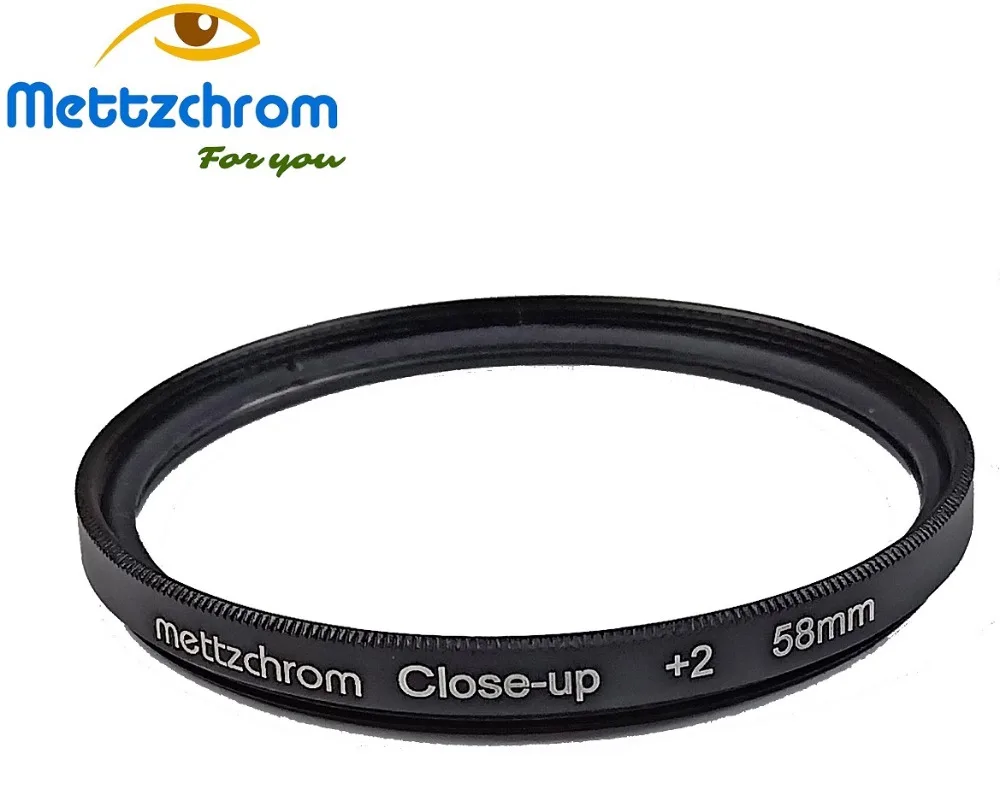 Mettzchrom Marco Close-Up Filter 49Mm 52Mm 55Mm 58Mm 67Mm Close Up + 1 + 2 + 4 + 10 Filter Lensa