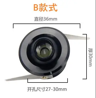 Led Mini Cabinet Light 1W Led Downlight AC85-265V LED Spot lights Include Led Driver