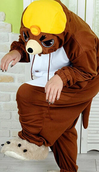 Adult Animal Mole Cosplay Pajamas Onesie Sleepwear Costume Halloween