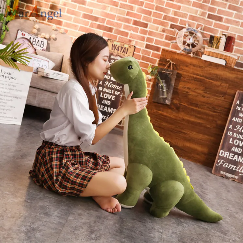 50-100cm Colorful Giant Dinosaur Plush Toys Stuffed Plush Tanystropheus Dolls Children Kids Gifts Birthday Christmas Brinqedos