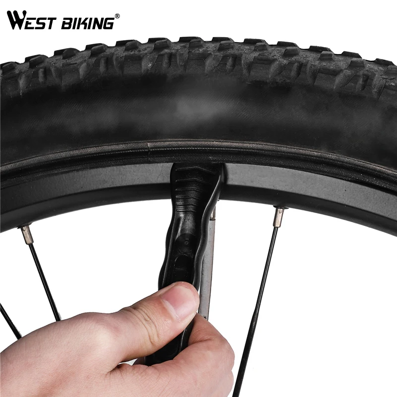 WEST BIKING Bike Tire Tyre Lever Bicycle Repair Tire Tool Set Lightweight Bike Tire Opener Remover Repairing Tool For Cycling