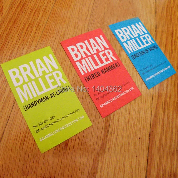 High Grade 300gsm Paper Business Card Customised And Printing