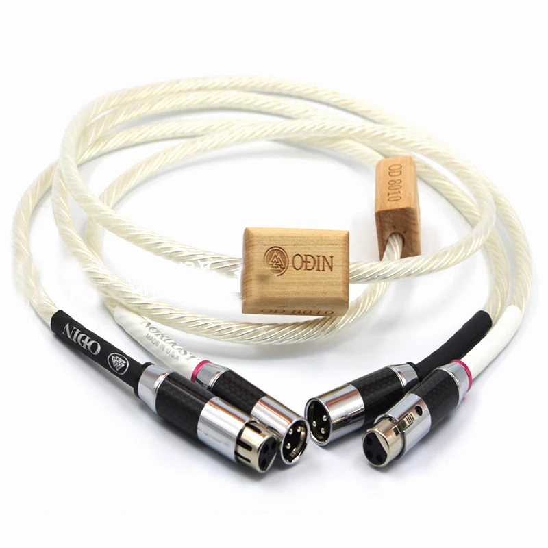 

Hi-End Supreme Reference interconnects Copper Rhodium Carbon fiber XLR Balanced cable HiFi audio Audiophile cables