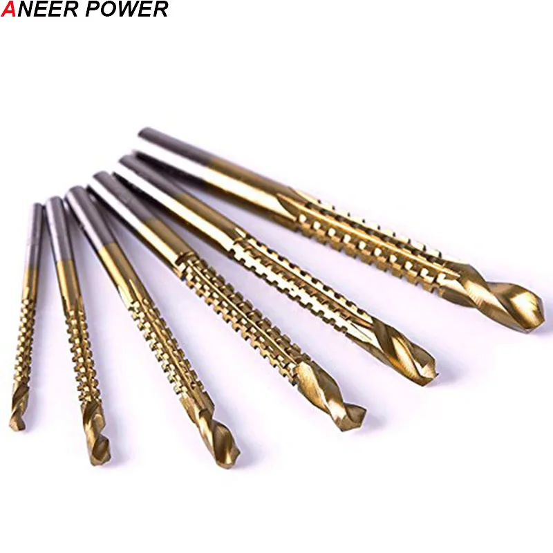 Imagem -03 - Hss High Drill Bit Saw Grupo Ponta de Metal Duro Metal Wood Drilling Hole Tools Titânio Revestido Carpintaria Pcs