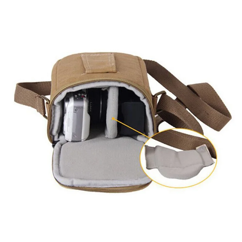 Borsa Fotografica portatile Per SONY A5000 A6000 A5100 A6300 3N NEX-7 5 T 5R 5N F3 digitale della cassa del sacchetto accessori di spalla borsa