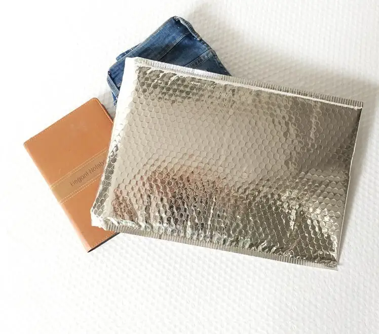 

20*28cm Large Sliver/black padded bubble gift envelopes for packaging,shockproof Courier bubble envelopes shipping mailer bags