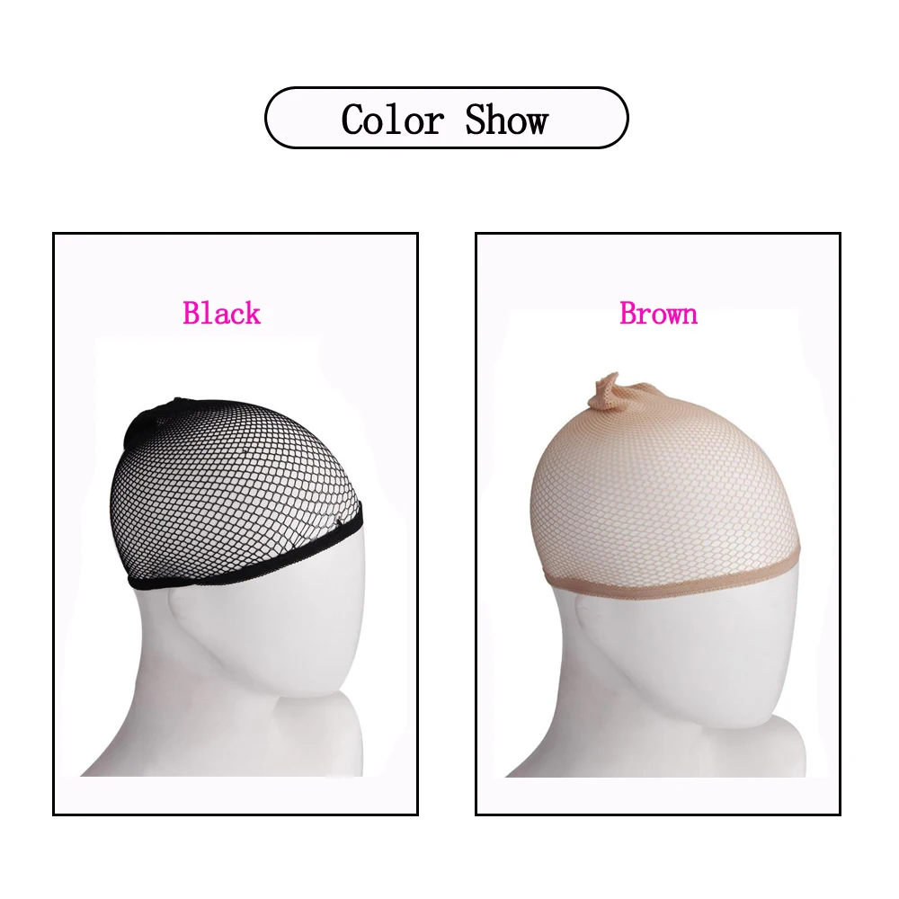 Nylon Wig Caps for Making Wig Invisible Hair Nets Elastic Hairnets Unisex Stocking Elastic Wig Liner Cap OLD STREET