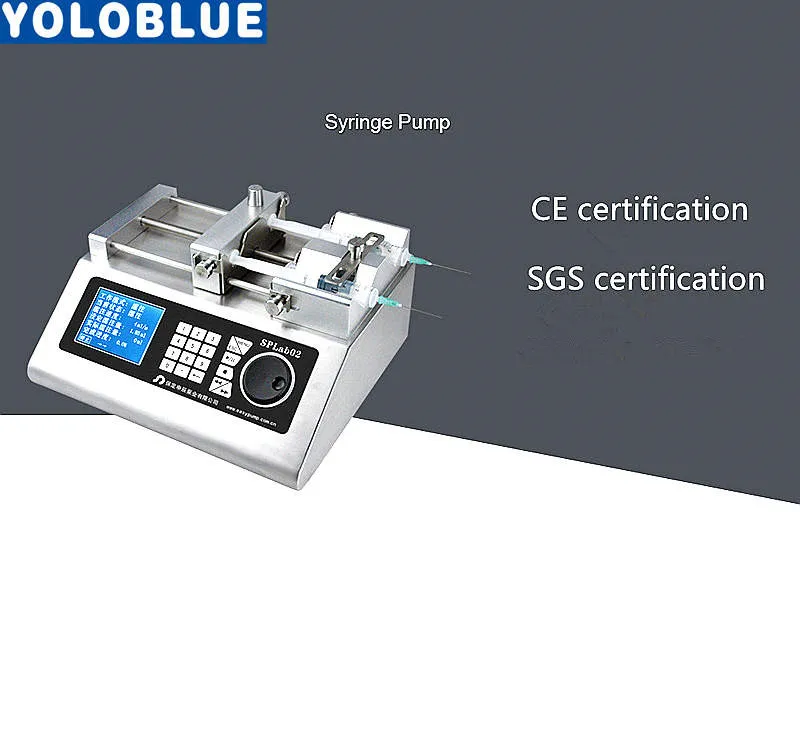Лабораторный научный SPLab02 2-канальный немедицинский шприцевой насос, инфузионный насос, быстрая доставка