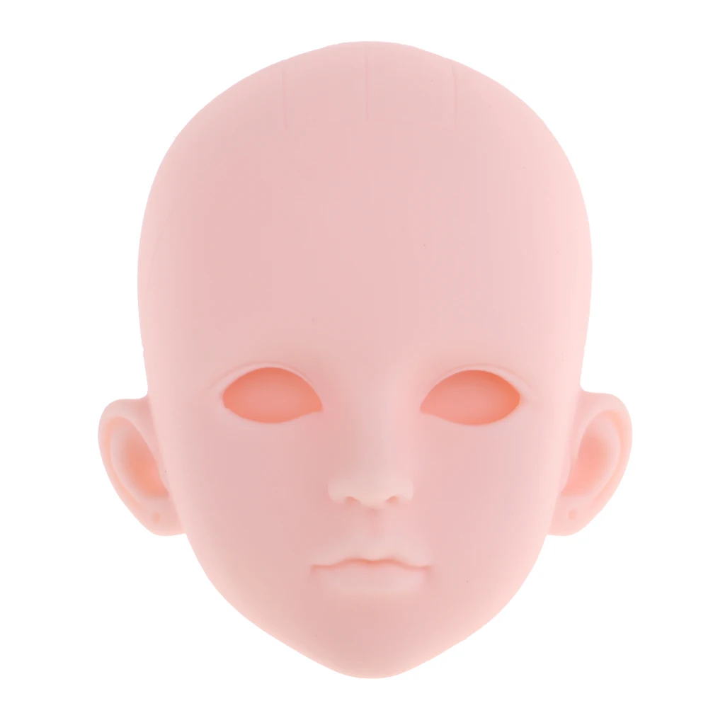 1/4 Female Bjd Doll Head Sculpt Ball-Jointed Doll Body Parts for practicing make up  Applicable for 1/4 girl doll custom