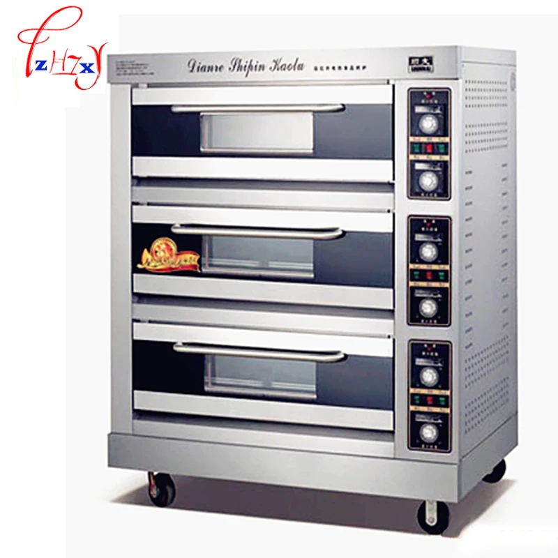 

Commercial Electric oven 1200w barbecue baking oven 3 layers Electric oven baking bread cake bread Pizza machine FKB-3