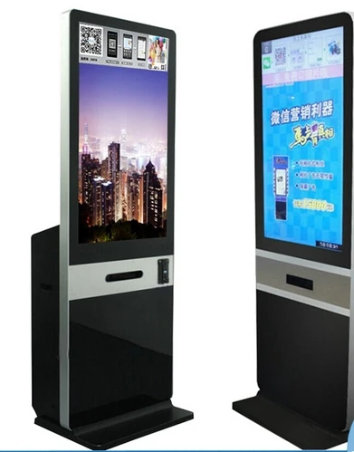 21.5 24 32 42 inch touch lcd tft hd pc wechat whatsapp payment signage totem Photo taking Booth terminal Kiosk with printer