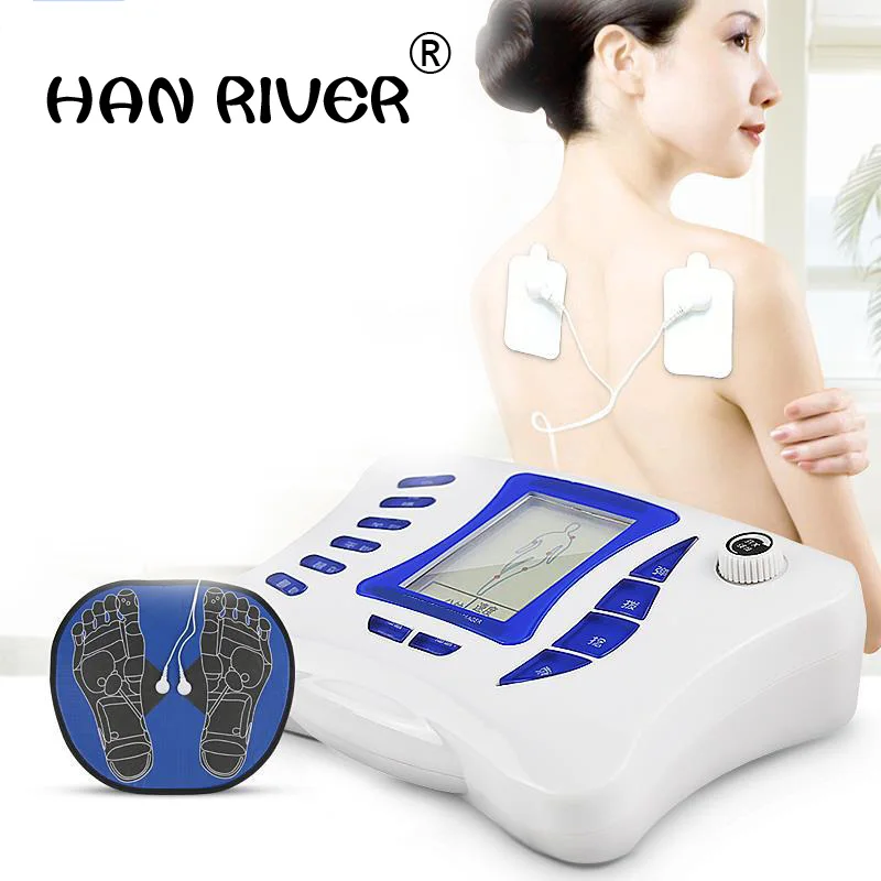 Electronic digital meridian massager Acupoint pulse meter Household electric massager Multi-functional whole body neck and waist