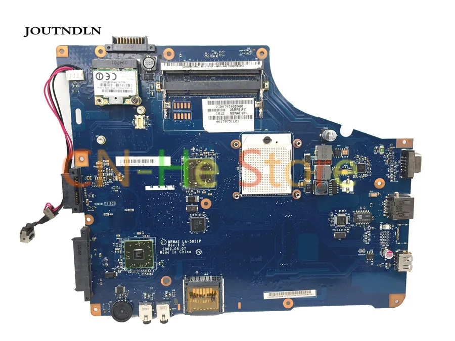 

FOR TOSHIBA SATELLITE L450 L455D series NBWAE Laptop Motherboard LA-5831P K000085470 DDR2 Integrated Graphics