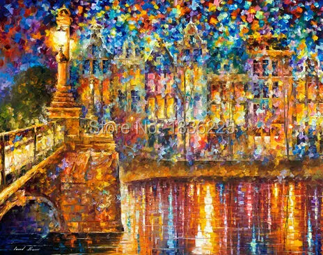 

beautiful painted canvas berautiful city modern paintings with a knife decoration of houses decorations for home decorations