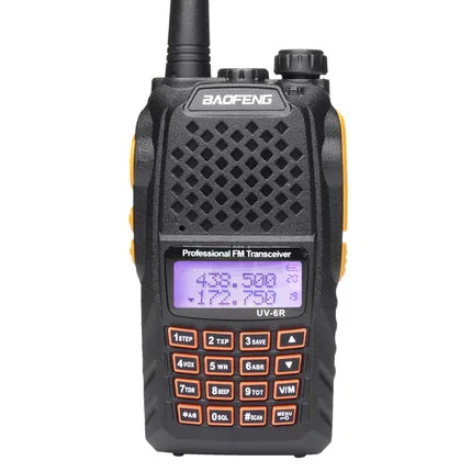 really 7W Baofeng UV-6R Walkie Talkie Two Way Radio Dual Band Vhf Uhf cb radio high quality more than baofeng uv-5r