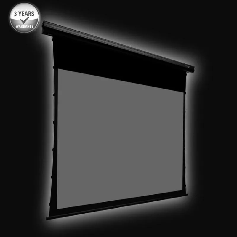 106'' 16:9HDTV Anti Light Electric Tab Tensioned Projection Screen for Short/Middle/Long Throw Projectors