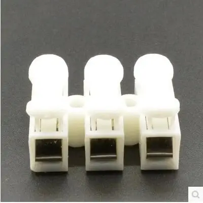 CH-2 CH-3 Spring Wire Quick Connector 10pcs/lot 2p 3p G7 Electrical Crimp Terminals Block Splice Cable Clamp Easy Fit Led Strip